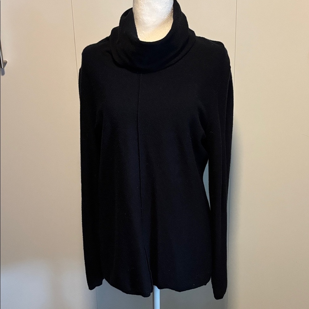 Calvin Klein Jeans Black Cowl Neck Sweater